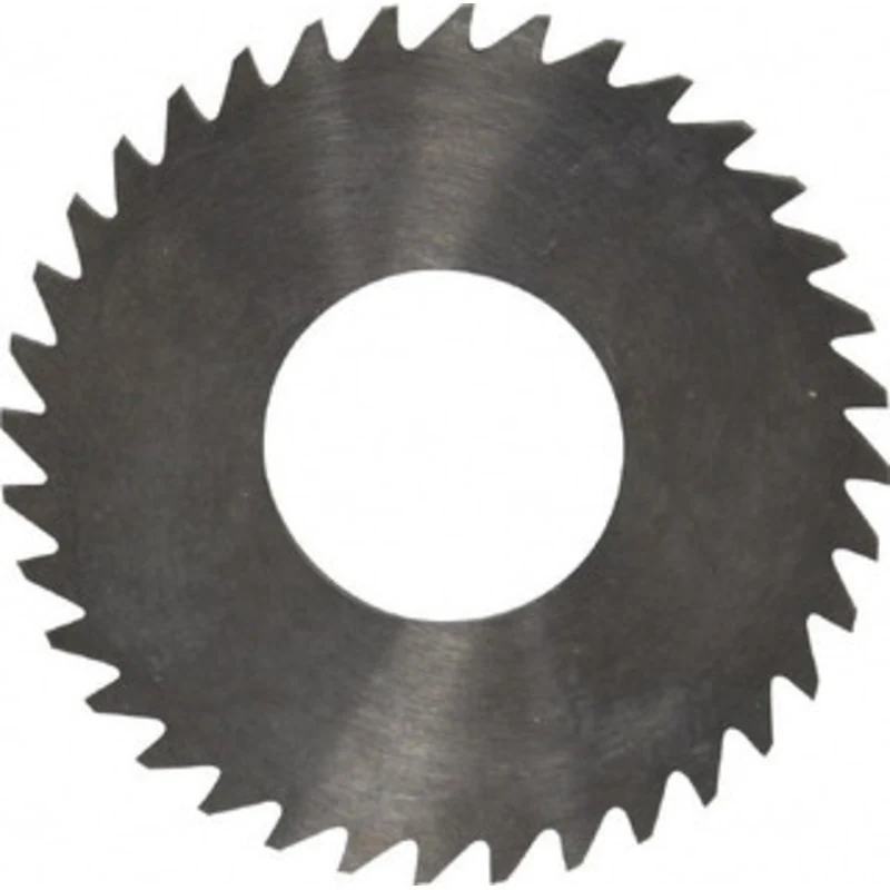RobbJack 1-1/4 x 0.04, 1/2 Arbor, 36-Tooth Solid Carbide Slitting & Slotting Saw Uncoated, RH Cut, Straight Teeth, Co...